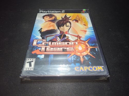 Crimson Tears Capcom Spike Etiqueta Negra Sony Playstation 2 PS2 ¡NUEVO SELLADO! - Imagen 7 de 12
