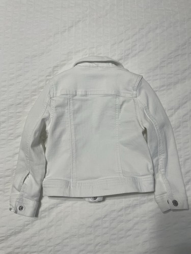 Cat & Jack White Jean Jacket Girl Boy - Picture 2 of 3