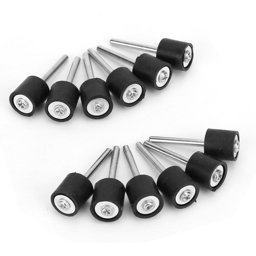 12x Polishing Sanding Drum Rubber Mandrel Standing Sleeve For Tool - Picture 1 of 7