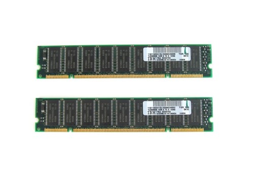 IBM 20H1565 256MB Memory Kit  2x128MB DIMMs 200 Pin 10NS SDRAM 300B yz - Picture 1 of 2