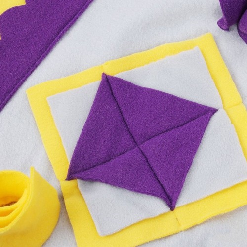 Pet Dog Snuffle Mat Nose Smell Training Blanket Sniffing Pad Slow Feeding Bowl - 第 4/8 張圖片