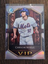 2025 Bowman Chrome #VIP-17 Carson Benge Very Important Prospect #16 2026 MLB 
