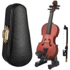  2 Sets Toy Violin Mini Musical Instrument Model Home Decorations