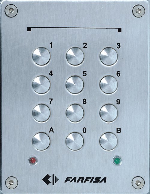 Codeschloss FC32P Edelstahl vandalensicher, Unterputz