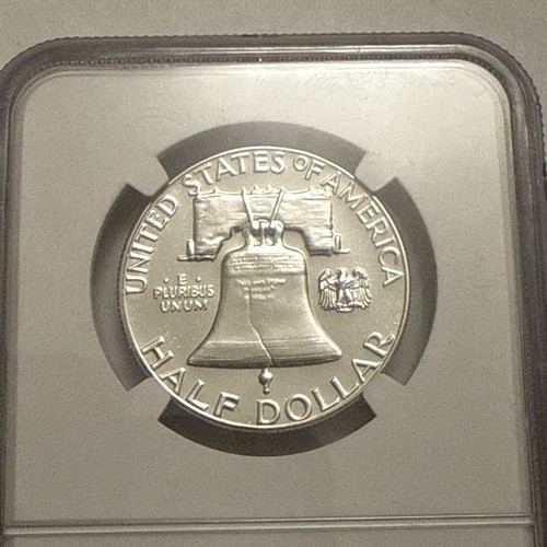 1962 Silber PP Franklin Half Dollar NGC PF68 - Bild 4 von 4