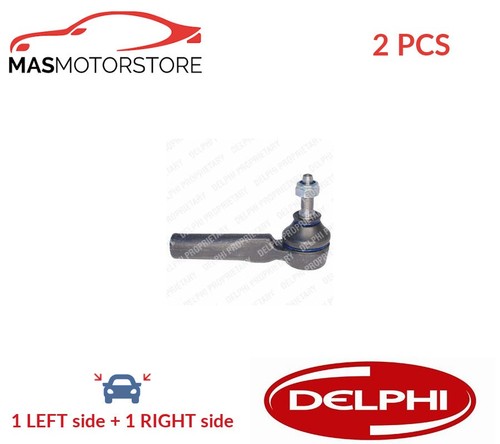TRACK ROD END RACK END PAIR FRONT DELPHI TA1929 2PCS I NEW OE REPLACEMENT