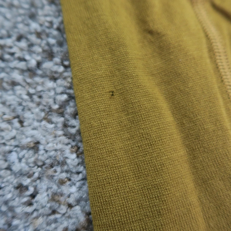 Camisa Icebreaker Mujer XS Amarillo Lana Merino 260 1/4 Cremallera Capa Base Pullover Foto 2 de 4