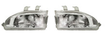 2x SCHEINWERFER VORNE RECHTS +LINKS mechanisch H4 FUR HONDA CIVIC V HB/COUPE