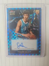 2024 Topps Finest Blue Refractor /99 Tidjane  Salaün Rookie Auto RC
