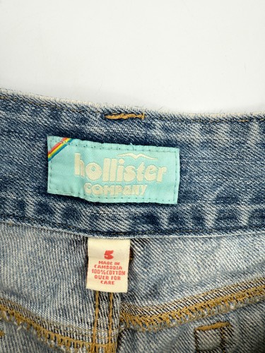 Vintage Y2K Hollister Shorts Womens 5 Distressed Hot Pants Low Rise Button Fly - Picture 5 of 15