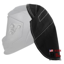 Welding Helmet Cover, Helmet Extended Cover with Press Fit Seal, Full black
