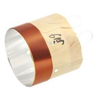 Haut-parleur Bobine 2.42x0.75 Pouce 2 Couches Cuivre Bobine pour Réparation