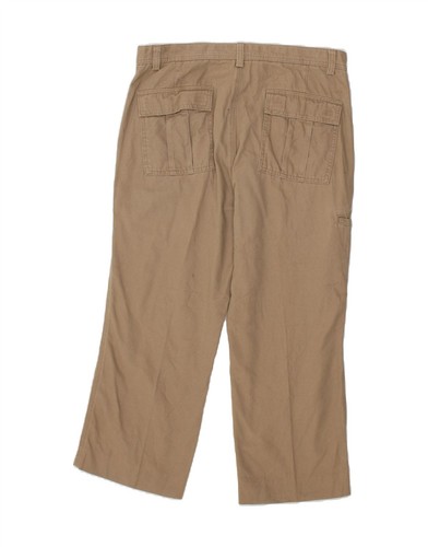 Pantalón corto cargo recto DOCKERS para hombre W34 L26 beige algodón BA09 - Imagen 2 de 3