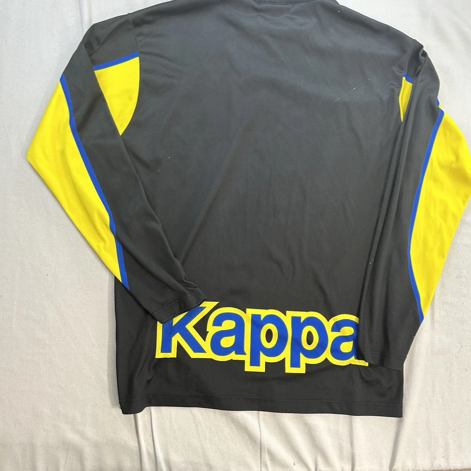 Jersey Kappa vintage para hombre grande negro y azul Foto 4 de 4
