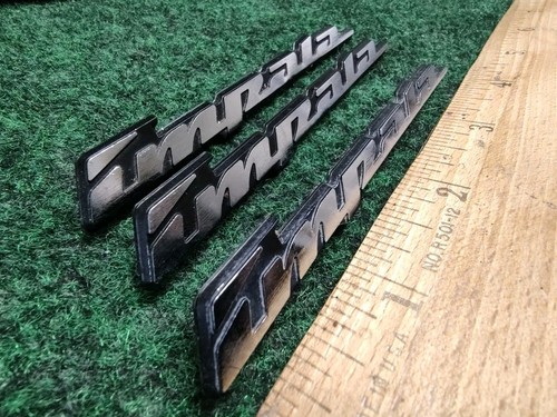 (3) 2000-2005 Chevrolet Impala Panel Emblem NAME PLATE BADGE 10290600 OEM 5S5 - Picture 1 of 6