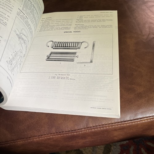 ORIGINAL 1969 GM CHASSIS OVERHAUL MANUAL CAMARO CHEVELLE NOVA + MORE #ST130-69 - Foto 5 di 6