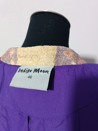 Chaqueta Indigo Moon con apliques y botones decorativos, talla 46/XL - Imagen 17 de 19