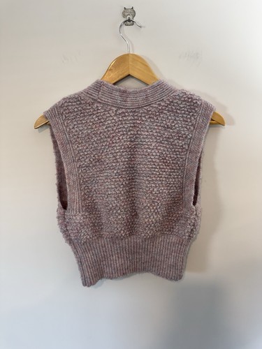 Urban Outfitters Pulloverweste Paige Struktur in Lavendel Lila, XS - Bild 5 von 8
