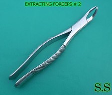 Tooth Extracting Forceps # 2 Surgical Dental Instruments