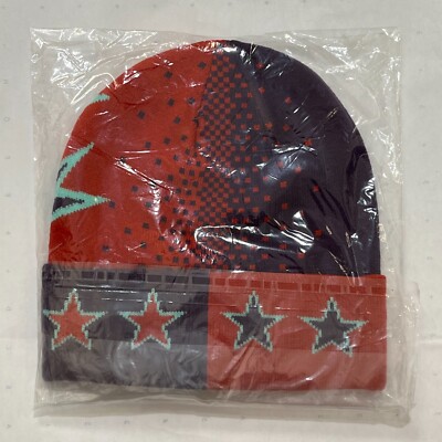 Happy99 pixel star beanie red/orange Happy 99 Online | eBay