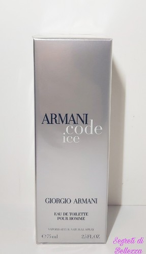 ARMANI CODE ICE EAU DE TOILETTE POUR HOMME 75 ML VAPORISATEUR - Foto 1 di 4