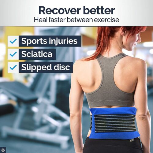 Reusable Hot/Cold Ice Packs for Sports Injuries - gel packs, sleeves, wraps S-XL - Picture 28 of 32