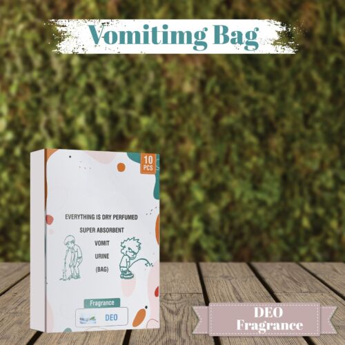 Vomit Bags Travel Motion Sickness, Car, Plane, Boat, Poly Coated 10pc - Picture 18 of 32