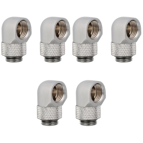 Set of 3 Rotating Elbow Joint Cooling Fittings Pc Cooler Connector