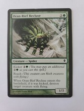 MTG Magic The Gathering Card Oran-Rief Recluse Creature Spider Green Zendikar 
