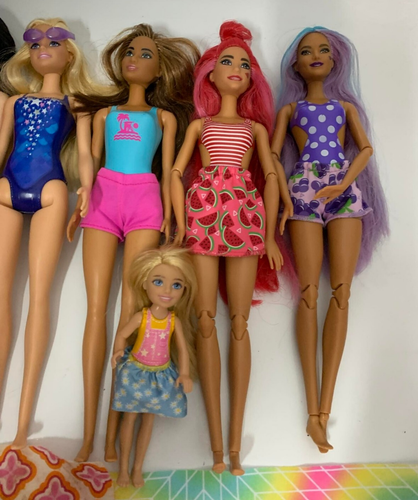 Mattel Barbie bambola Bundle nuoto set estivo lotto lavoro (A3) - Foto 4 di 7