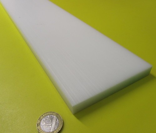 Delrin Acetal Bar 1/2" (.500") Thick x 4.00" Wide x 48" Long White - Picture 2 of 10