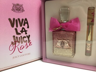 juicy couture rose perfume gift set