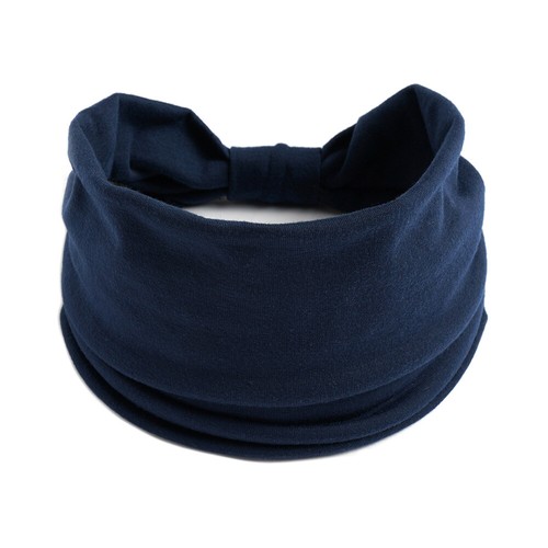 Frauen Yoga breites Stirnband Damen elastisch Boho Haarband Sport Turban Head Wrap - Bild 12 von 70