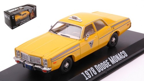 Modellino auto film scala 1:43 DODGE MONACO 1978 ROCKY III diecast da collezione