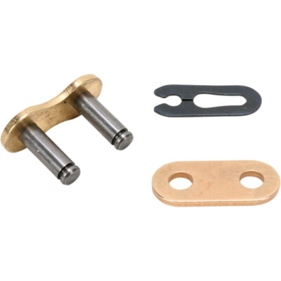 DID 520 DZ Super Non-O-Ring Series RJ Non-Sealed Clip Connecting Link (Gold)