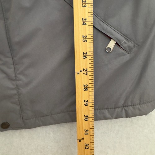 Vintage LL Bean Jacket Penobscot Parka Puffer Coat Mens USA Sz M Grey Red - Picture 8 of 12