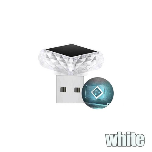 1pc RGB USB Port LED Ambient Light Decoration Atmosphere Lamp Car Accessories - Picture 13 of 20