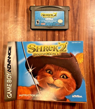 Shrek 2 Beg for Mercy Nintendo Game Boy Advance Video Game 2004 + Instructions