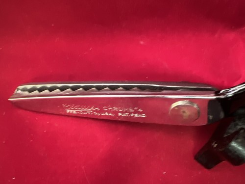 Vintage Clauss Chrome #4 Pinking Shears Fremont, OH --Nice-- - Picture 3 of 5
