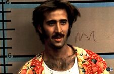 Nicolas Cage Signed Autographed 11x17 Photo Raising Arizona Poster Beckett COA Nicolas Cage Signed Autographed 11x17 Photo Raising Arizona Poster Beckett COA