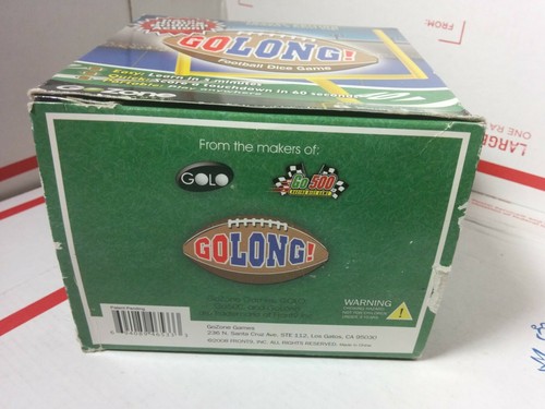 2008 Go Long Football Würfelspiel Travel Edition GoZone 100% komplett guter Zustand - Bild 5 von 10