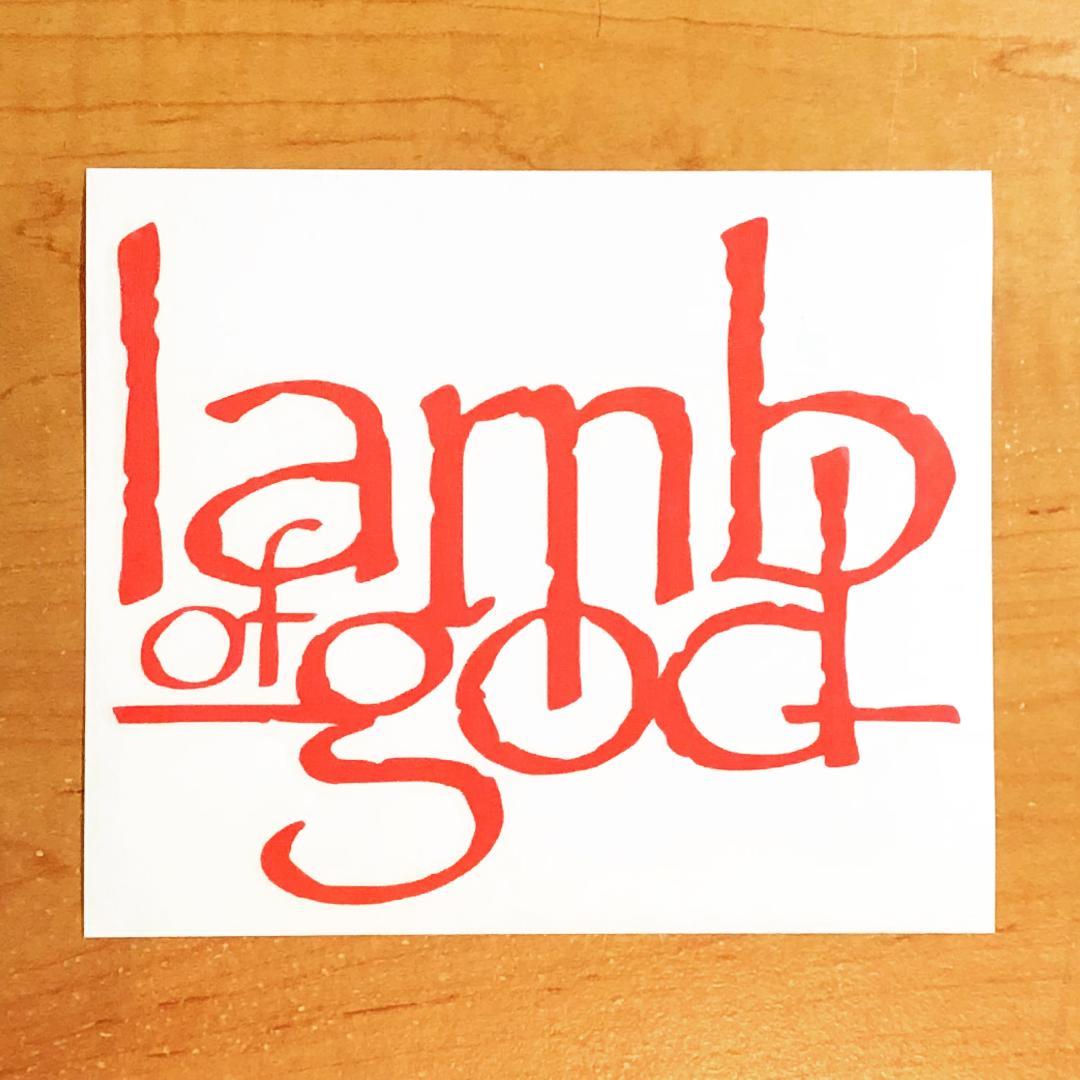 LAMB OF GOD vinyl decal sticker 6"x5" eBay
