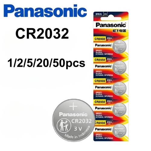 Panasonic Button Cell Batteries CR2032 CR2025 CR1632 CR2016 CR2450 LR44 LR41 - Picture 16 of 23
