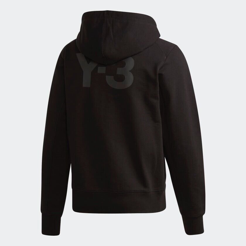 Y-3 Yohji Yamamoto x Adidas CL Full Zip Black Logo Hoodie Y-3 Yohji Yamamoto x Adidas CL Full Zip Black Logo Hoodie