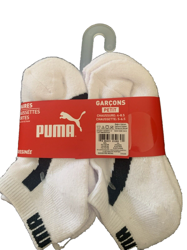 Puma Boys Low Cut Cushioned 6 Pack Cotton sock 5 -6.5 defects please read - Picture 2 of 2