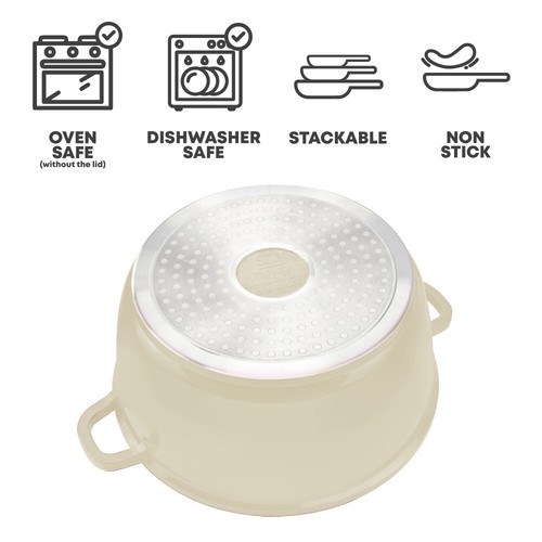 Juego de olla antiadherente fundida a presión de 5 piezas utensilios de cocina cazuela de inducción - Imagen 104 de 157