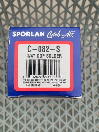 Sporlan Catch-All 1/4" ODF Solder Liquid Line Sealed Filter Drier 400429 C-082-S - Picture 3 of 5