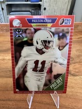 2021 LEAF PRO SET RED ROOKIE RC PRIZM /100 PAULSON ADEBO Saints Star! 🔥🔥🔥