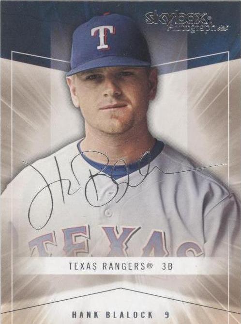 2005 Skybox Autographics - Hank Blalock #55 - 1 of 1