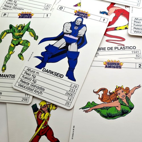 Baraja de Cartas Super Poderes Cromy TV Dibujos Animados Amigos Años 80 Juego Hecho en Argentina - Imagen 7 de 14